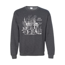 Overgrown Instruments - Crewneck Sweatshirt (Red & Gray)