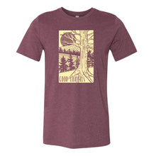 Maroon "Forest" T-shirt